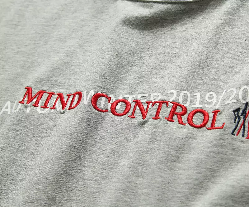 t-shirts moncler 2020 new season mind control gray